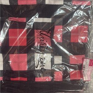 Thirty-One Pink and Black Fold-Over Weekender